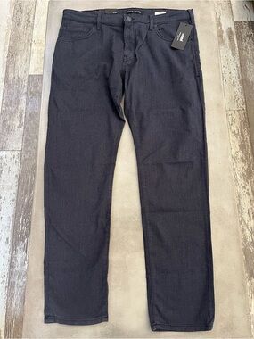 Mavi Men's Jake Slim Straight Blue Herringbone Pants Jeans 38x32 NWT